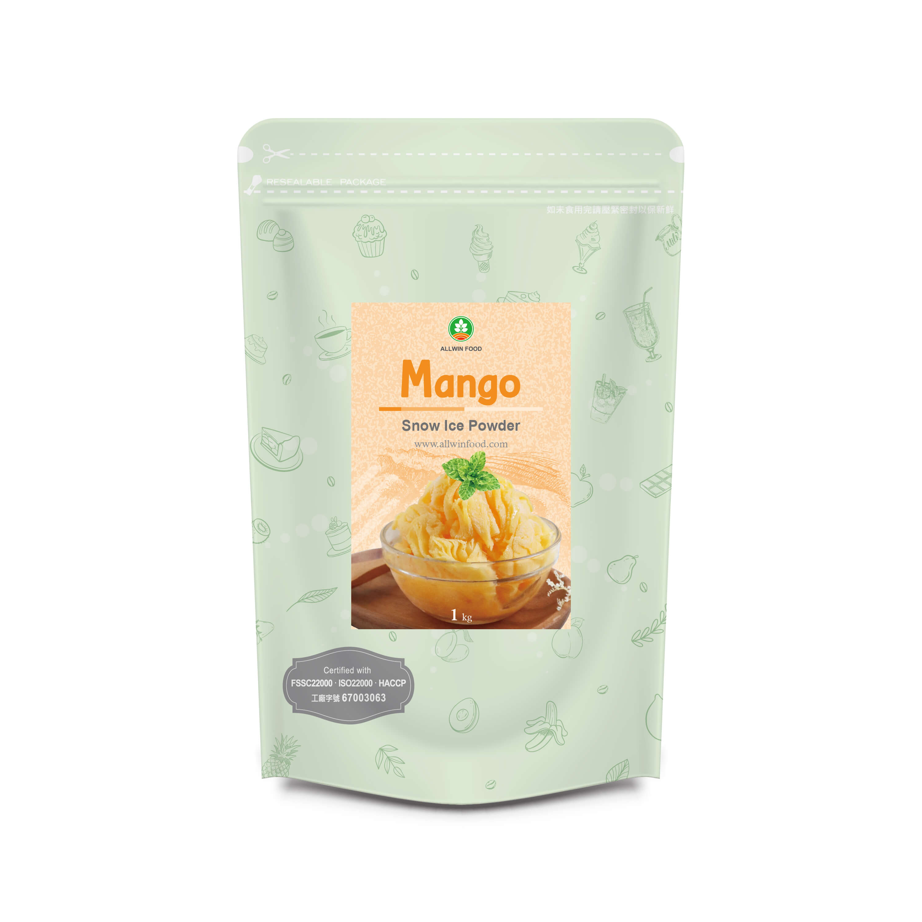 Polvere di Ghiaccio Neve al Mango