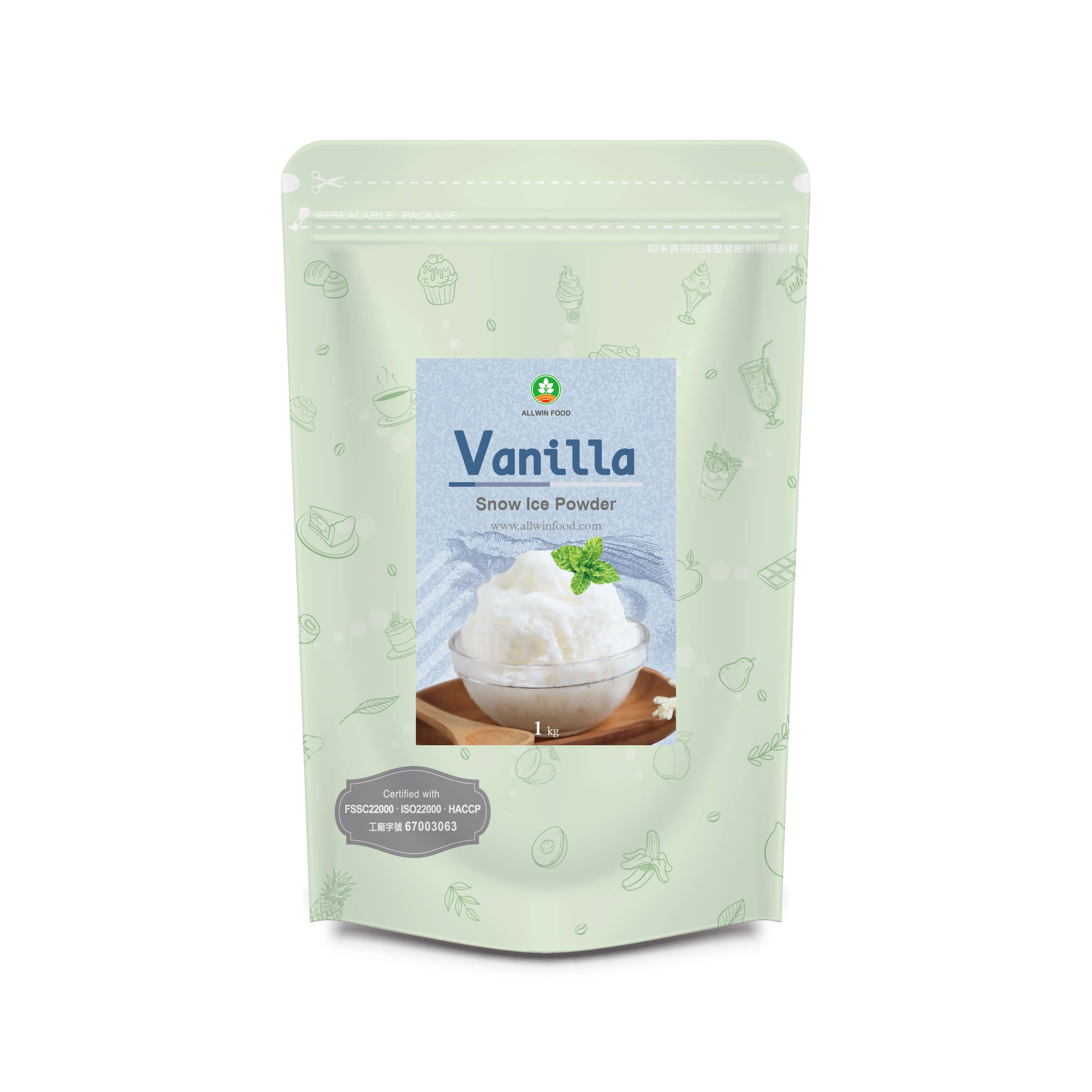 Polvere di Ghiaccio Neve alla Vaniglia